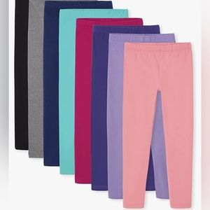 10 Pairs of Girls Leggings - Assorted Prints and Colors - 3-4T